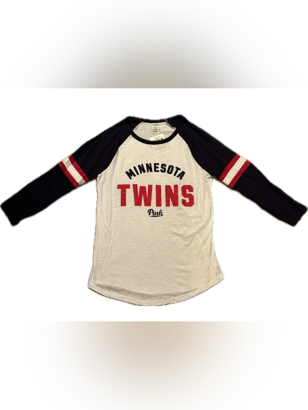 PINK Victoria's Secret MLB Minnesota Twins Long Sleeve Tee